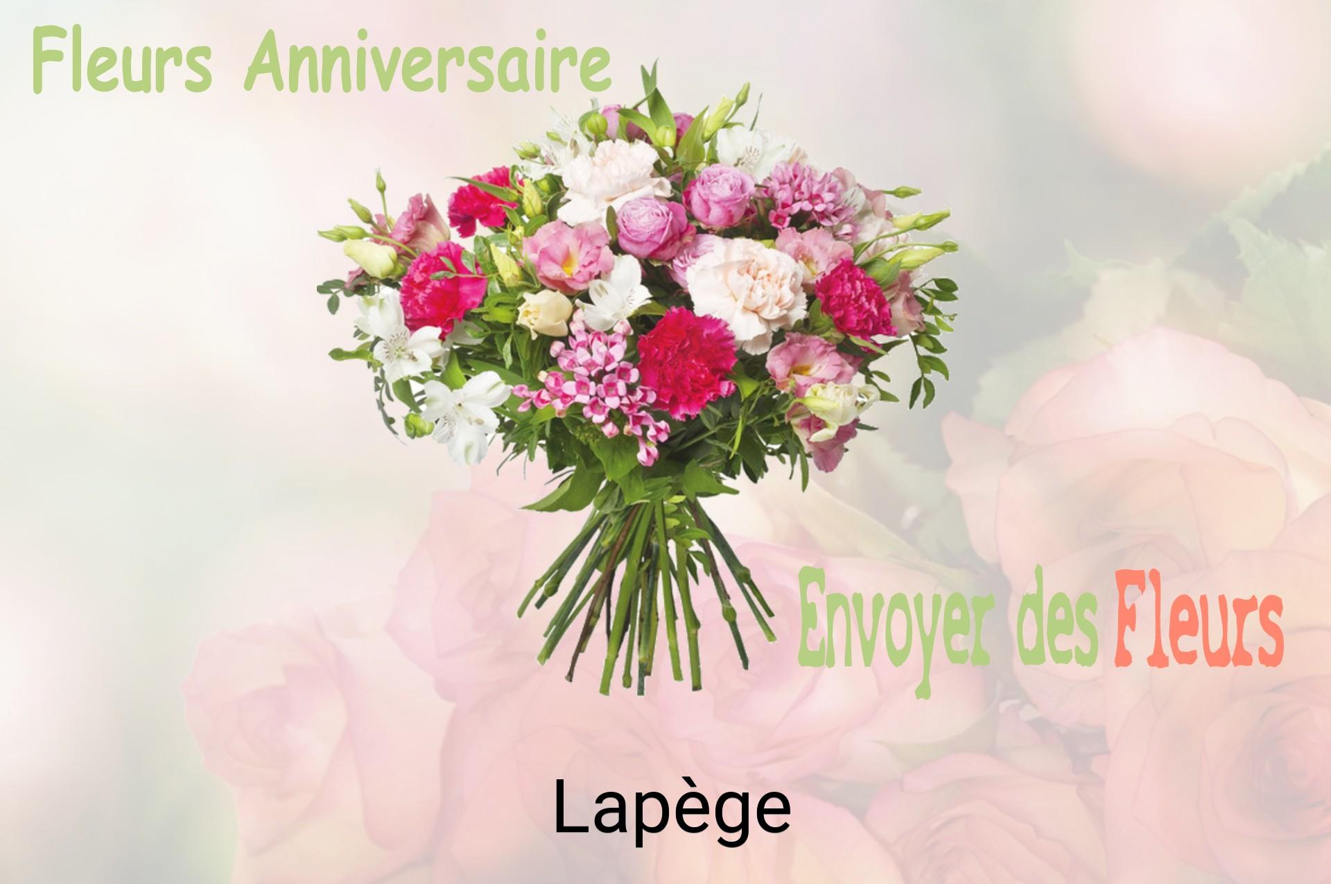 Bouquet de fleurs d’anniversaire livré à Lapège
